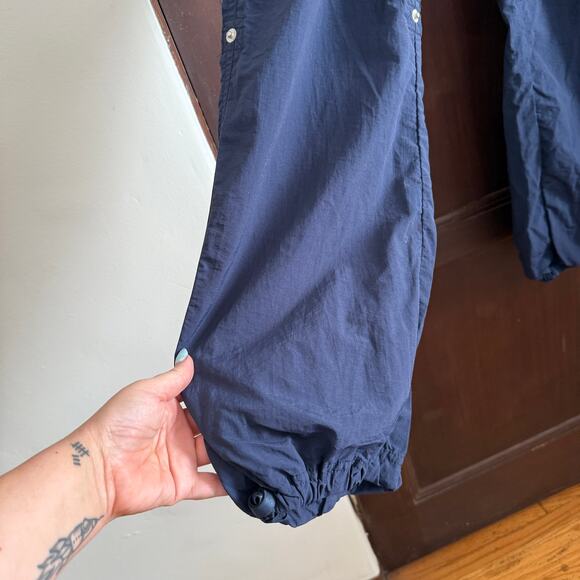 ZUMBA Wear | Navy Blue Lightweight Feelin It Baggy Roll Up Cargo Pants Medium - Picture 3 of 9